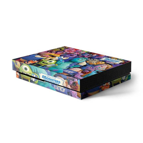 Disney Monsters University Official Poster Xbox One X Console Skin