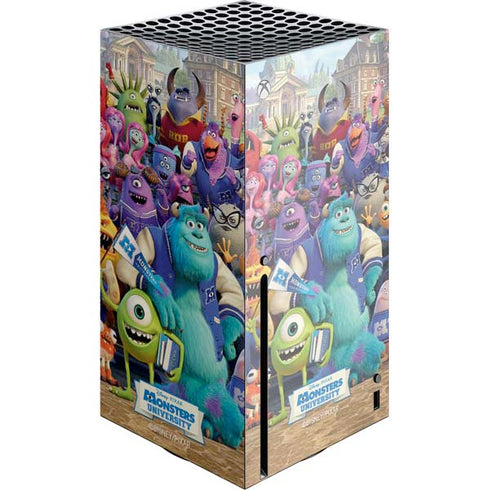 Disney Monsters University Official Poster Xbox Series X Console Skin