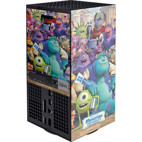 Disney Monsters University Official Poster Xbox Series X Console Skin