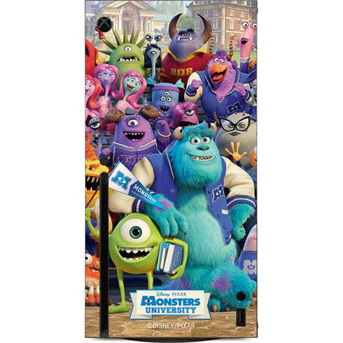Disney Monsters University Official Poster Xbox Series X Console Skin