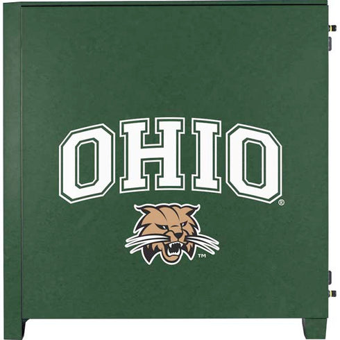 Ohio University Ohio Bobcats Corsair 4000D Tempered Glass Mid-Tower ATX Case Skin