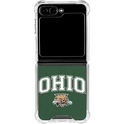 Ohio University Ohio Bobcats Galaxy Z Flip5 5G Clear Case