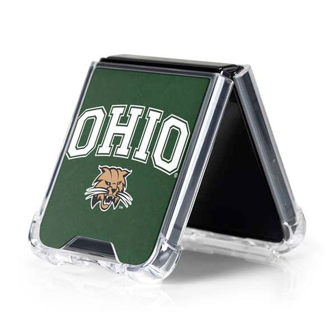 Ohio University Ohio Bobcats Galaxy Z Flip5 5G Clear Case