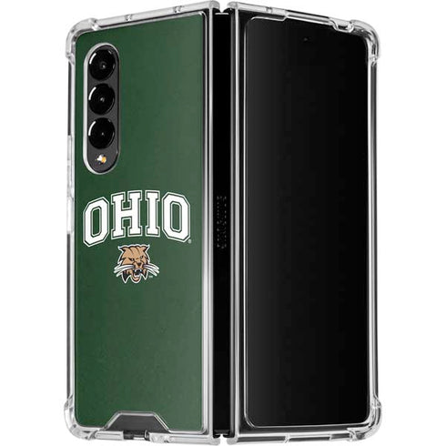 Ohio University Ohio Bobcats Galaxy Z Fold4 5G Clear Case