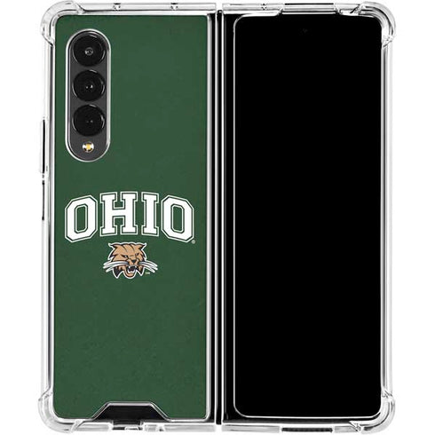 Ohio University Ohio Bobcats Galaxy Z Fold4 5G Clear Case