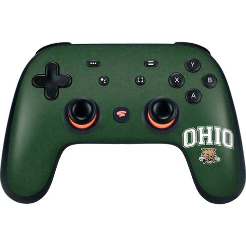 Ohio University Ohio Bobcats Google Stadia Controller Skin