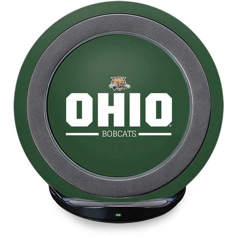 Ohio University Ohio Bobcats Logo Fast Charge Wireless Charging Stand Skin