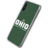 Ohio University Ohio Bobcats Logo Galaxy A10e Clear Case
