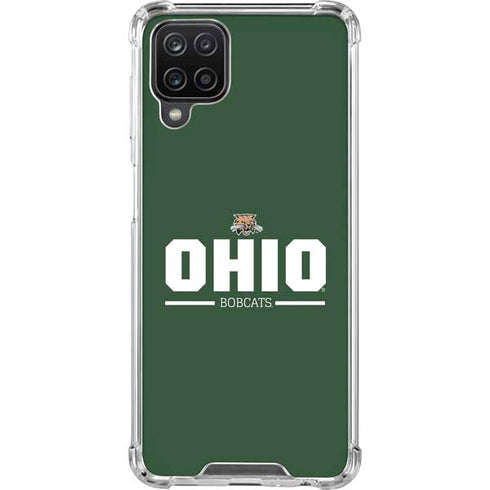 Ohio University Ohio Bobcats Logo Galaxy A12 Clear Case