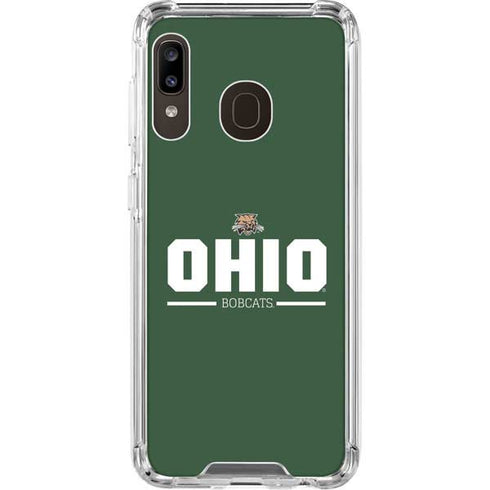 Ohio University Ohio Bobcats Logo Galaxy A30 Clear Case