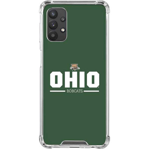 Ohio University Ohio Bobcats Logo Galaxy A32 5G Clear Case