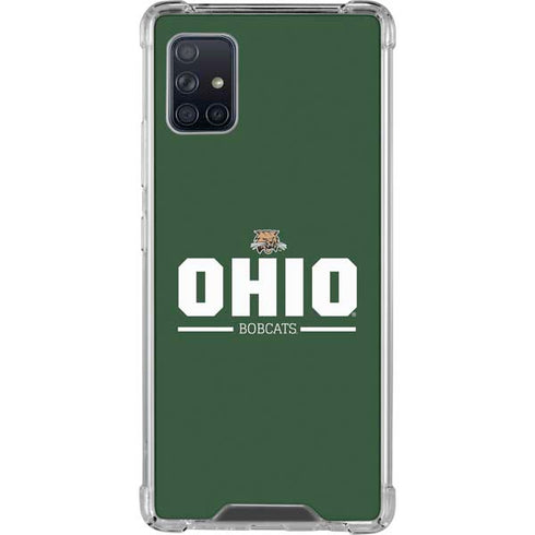Ohio University Ohio Bobcats Logo Galaxy A51 5G Clear Case