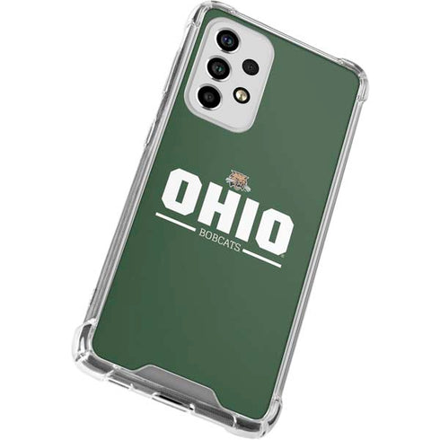 Ohio University Ohio Bobcats Logo Galaxy A53 5G Clear Case