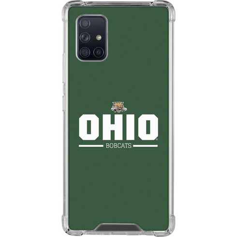 Ohio University Ohio Bobcats Logo Galaxy A71 5G Clear Case
