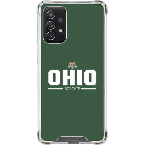 Ohio University Ohio Bobcats Logo Galaxy A72 5G Clear Case