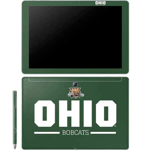 Ohio University Ohio Bobcats Logo Galaxy Book 12in Skin