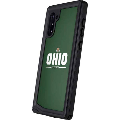 Ohio University Ohio Bobcats Logo Galaxy Note 10 Waterproof Case
