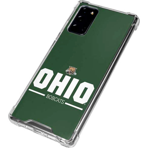 Ohio University Ohio Bobcats Logo Galaxy Note20 5G Clear Case