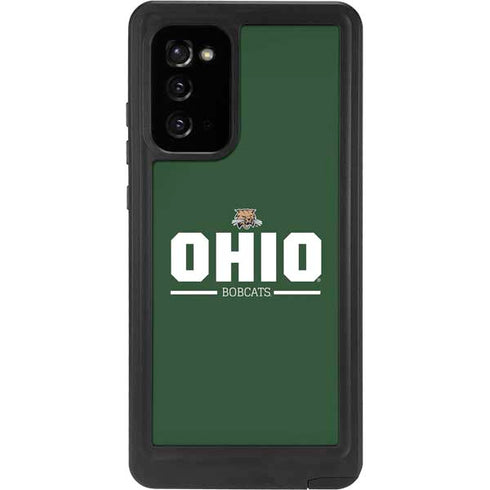 Ohio University Ohio Bobcats Logo Galaxy Note20 5G Waterproof Case