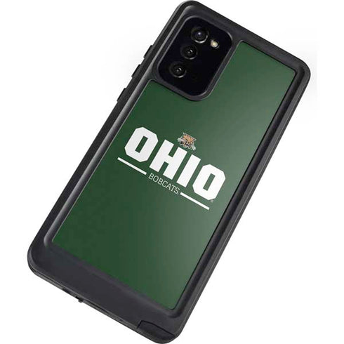 Ohio University Ohio Bobcats Logo Galaxy Note20 5G Waterproof Case