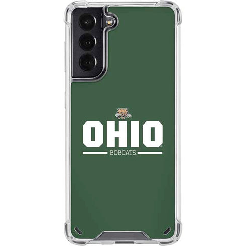 Ohio University Ohio Bobcats Logo Galaxy S21 5G Clear Case
