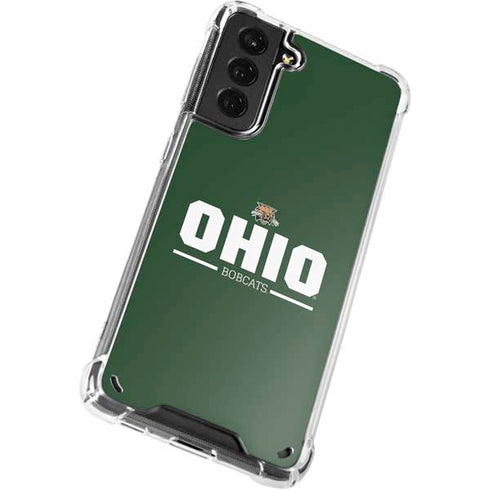 Ohio University Ohio Bobcats Logo Galaxy S21 Plus 5G Clear Case