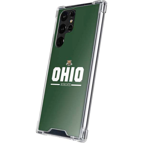 Ohio University Ohio Bobcats Logo Galaxy S22 Ultra Clear Case