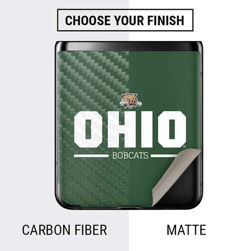 Ohio University Ohio Bobcats Logo Galaxy Z Flip Skin