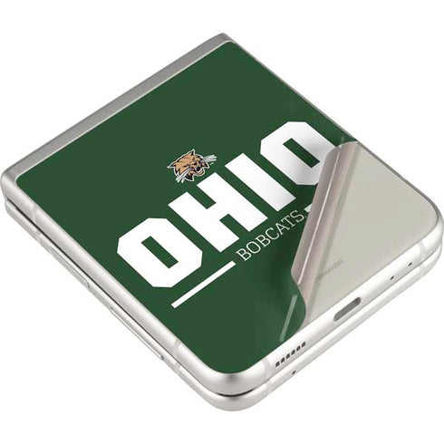 Ohio University Ohio Bobcats Logo Galaxy Z Flip3 5G Skin