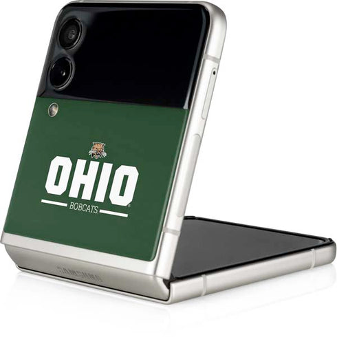Ohio University Ohio Bobcats Logo Galaxy Z Flip3 5G Skin