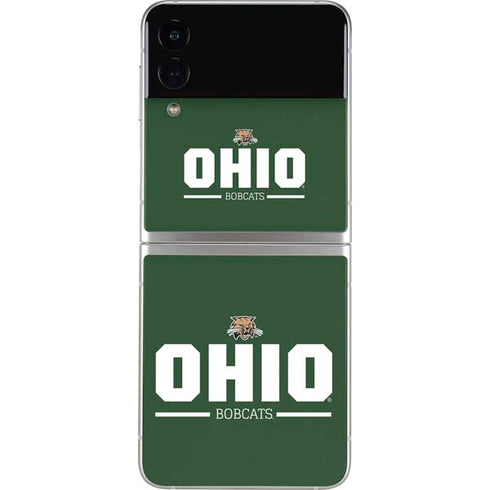 Ohio University Ohio Bobcats Logo Galaxy Z Flip4 5G Skin