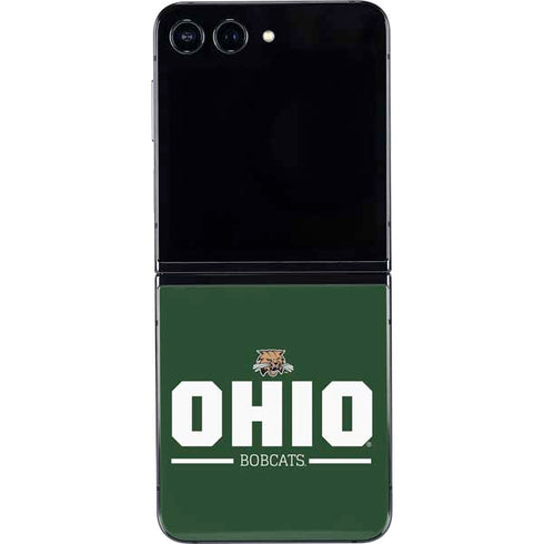 Ohio University Ohio Bobcats Logo Galaxy Z Flip5 5G Skin
