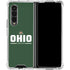 Ohio University Ohio Bobcats Logo Galaxy Z Fold4 5G Clear Case