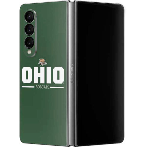 Ohio University Ohio Bobcats Logo Galaxy Z Fold4 5G Skin