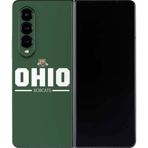 Ohio University Ohio Bobcats Logo Galaxy Z Fold4 5G Skin