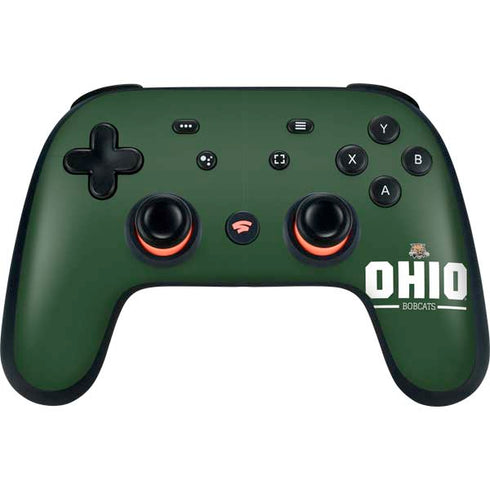 Ohio University Ohio Bobcats Logo Google Stadia Controller Skin