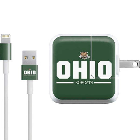 Ohio University Ohio Bobcats Logo iPad Charger (10W USB) Skin