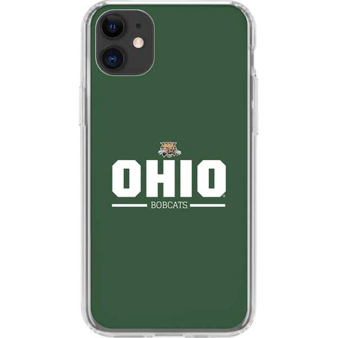 Ohio University Ohio Bobcats Logo iPhone 11 Clear Case