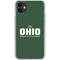 Ohio University Ohio Bobcats Logo iPhone 11 Clear Case