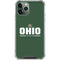 Ohio University Ohio Bobcats Logo iPhone 11 Pro Max Clear Case