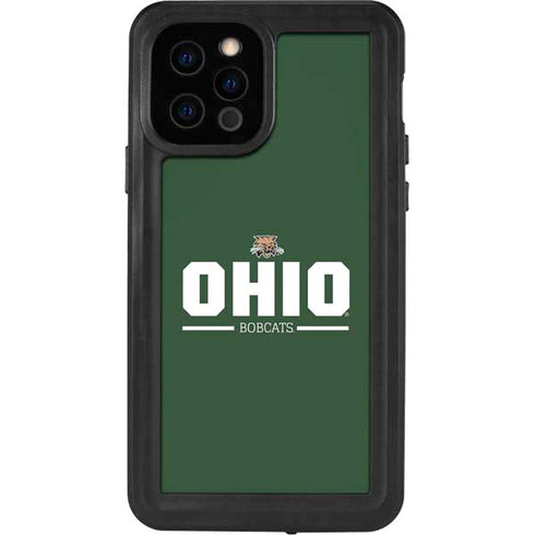 Ohio University Ohio Bobcats Logo iPhone 12 Pro Waterproof Case
