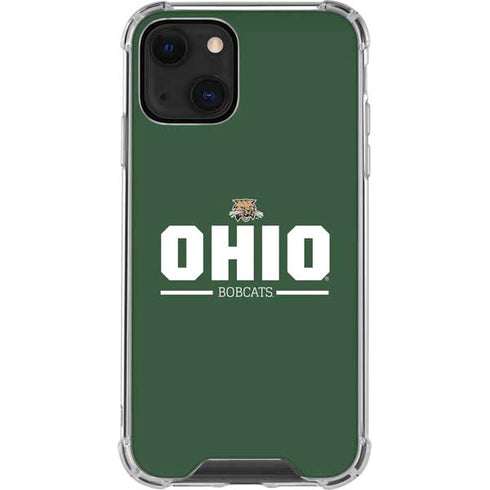 Ohio University Ohio Bobcats Logo iPhone 14 Plus Clear Case