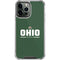 Ohio University Ohio Bobcats Logo iPhone 14 Pro Max Clear Case