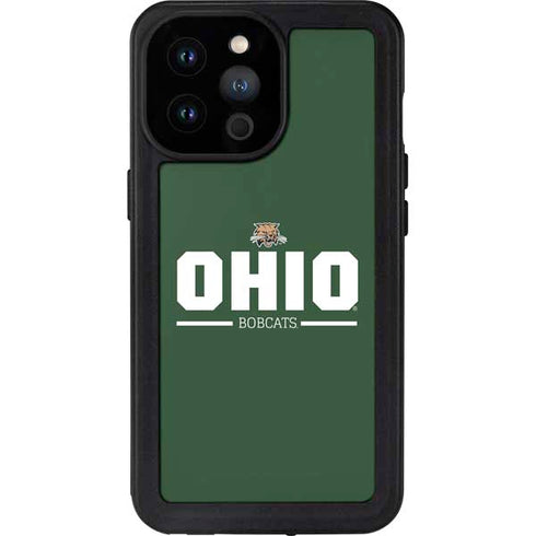 Ohio University Ohio Bobcats Logo iPhone 14 Pro Max Waterproof Case
