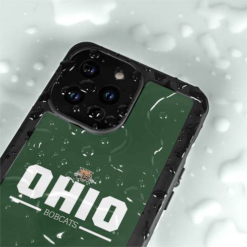Ohio University Ohio Bobcats Logo iPhone 14 Pro Max Waterproof Case