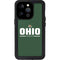 Ohio University Ohio Bobcats Logo iPhone 14 Pro Waterproof Case