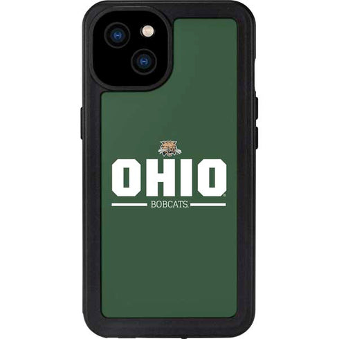 Ohio University Ohio Bobcats Logo iPhone 15 Plus Waterproof Case