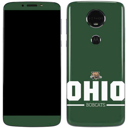 Ohio University Ohio Bobcats Logo Moto E5 Plus Skin