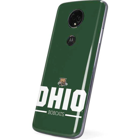 Ohio University Ohio Bobcats Logo Moto E5 Plus Skin