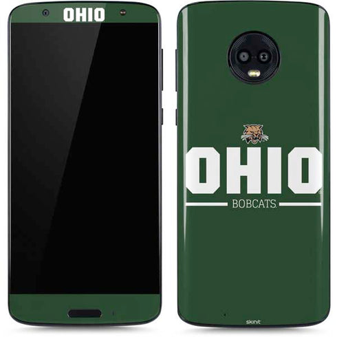 Ohio University Ohio Bobcats Logo Moto G6 Skin